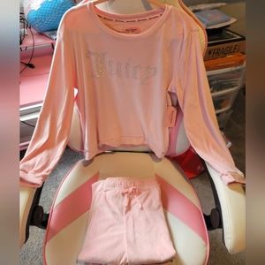 Juicy Couture Rhinestone Pajama Set